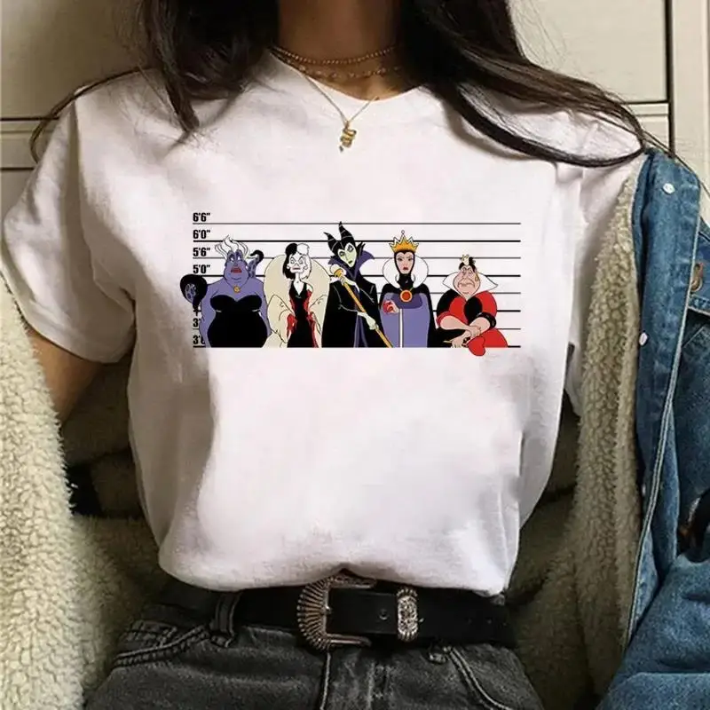Villain Princess Tee Summer Villain Princess Harajuku Wind Bottoming Cartoon Letters Tops Fashion Casual Women's Cotton T-shirt
Villain Princess Tee Summer Villain Princess Harajuku Wind Bottoming Cartoon Letters Tops Fashion Casual Women's Cotton T-shirt