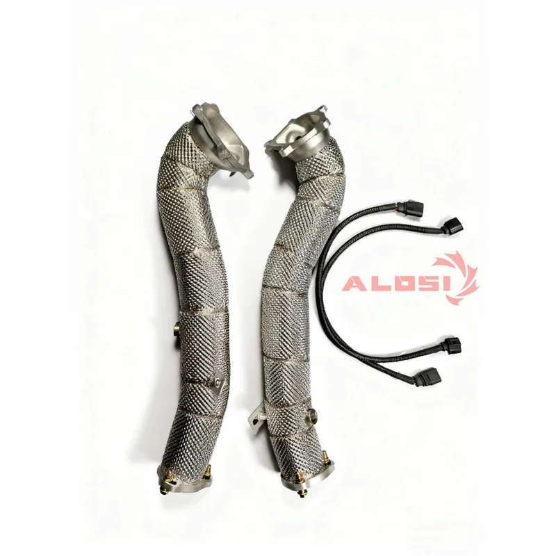 Free Flow Downpipe for Audi RS7 RS6 C7 4.0T 2013-2018 Power Upgraded High Performance Stainless Steel Exhaust Downpipe
Free Flow Downpipe for Audi RS7 RS6 C7 4.0T 2013-2018 Power Upgraded High Performance Stainless Steel Exhaust Downpipe
