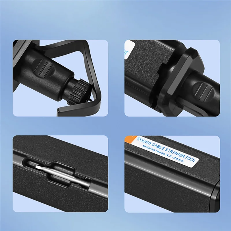 ABLL-Round Cable Stripper Fiber Optic Tool, Optical Fiber Cable Jacket Slitter, Longitudinal
ABLL-Round Cable Stripper Fiber Optic Tool, Optical Fiber Cable Jacket Slitter, Longitudinal