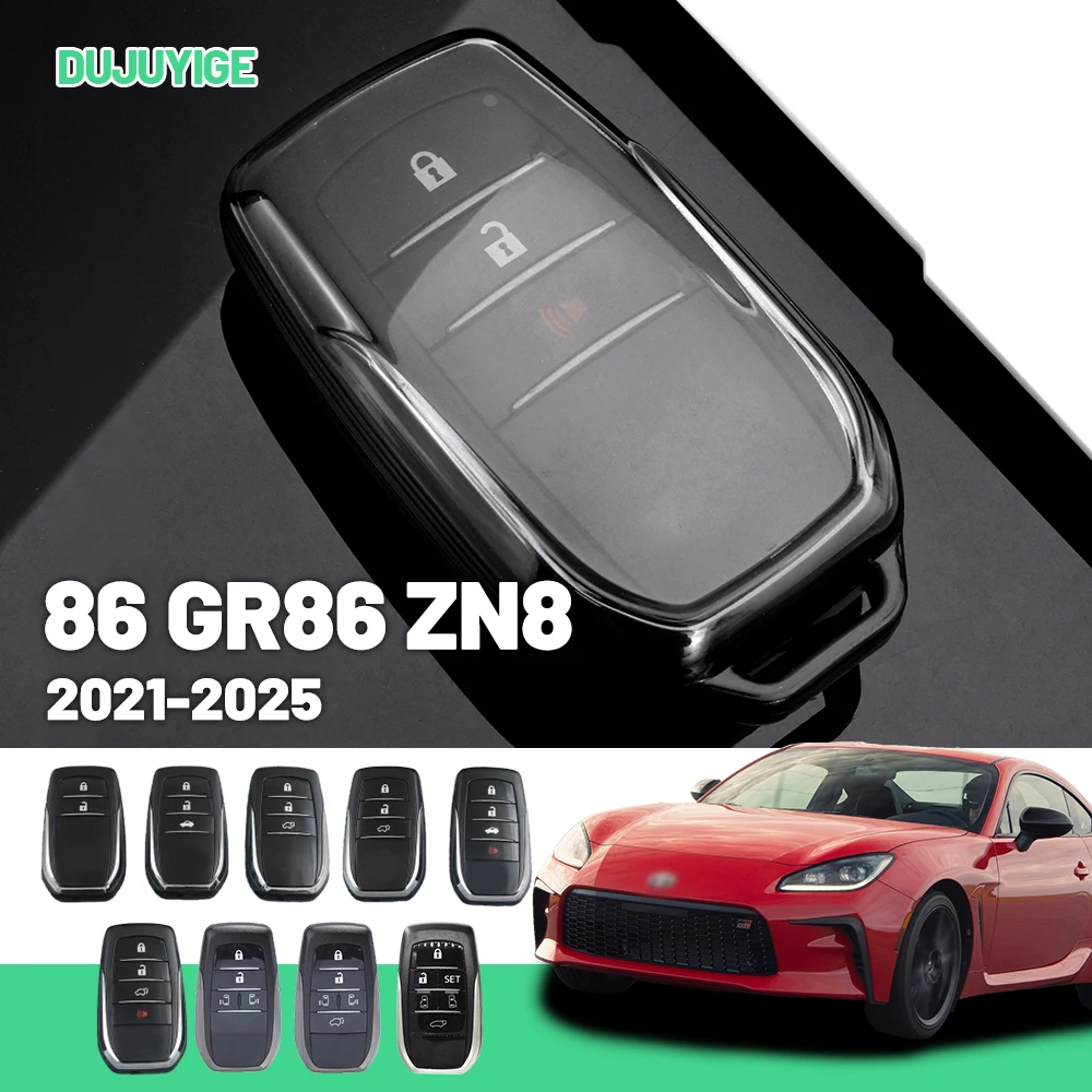 Прозрачный чехол для автомобильного ключа из ТПУ для Toyota 86 GR86 ZN8 2021-2026, защитный чехол для ключа, автоаксессуары 2022 2023 2024 2025
Прозрачный чехол для автомобильного ключа из ТПУ для Toyota 86 GR86 ZN8 2021-2026, защитный чехол для ключа, автоаксессуары 2022 2023 2024 2025