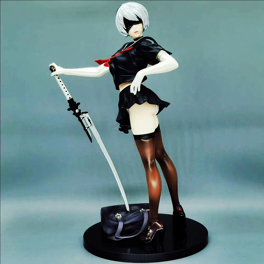 27CM NieR:Automata YoRHa No.2 Type B 2B 2A Ver Girl figure PVC Action Adult Collectible Anime Model Adult doll Toys Gifts
27CM NieR:Automata YoRHa No.2 Type B 2B 2A Ver Girl figure PVC Action Adult Collectible Anime Model Adult doll Toys Gifts