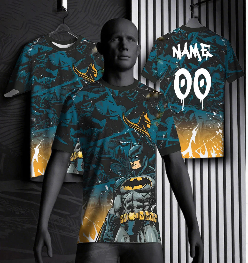 Marvel Batman Printed Men's T-shirt Running Loose T-shirt Gym Fitness Jogging Short Sleeve Men's Casual Shirt Top DIY Jersey
Marvel Batman Printed Men's T-shirt Running Loose T-shirt Gym Fitness Jogging Short Sleeve Men's Casual Shirt Top DIY Jersey