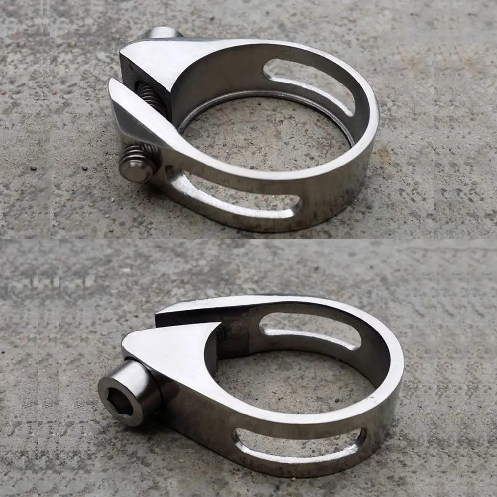 55RIDE Ultralight Titanium Bike Seat Post Clamp for MTB Road Bicycle, Seat Tube Clamp 31.8mm, 34.9mm,
55RIDE Ultralight Titanium Bike Seat Post Clamp for MTB Road Bicycle, Seat Tube Clamp 31.8mm, 34.9mm,