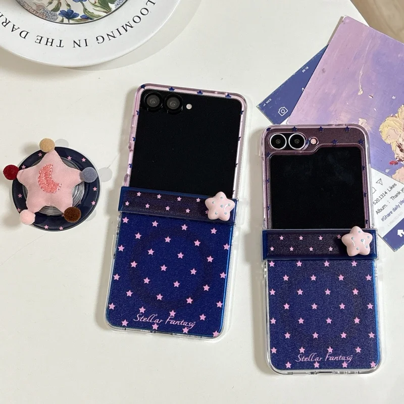 Korean Polka Dot Magnetic Phone Case For Samsung Galaxy Z Flip 7 6 5 Z Flip6 Flip7 Cover with Magsafe Star Stand Hard Cute Cases
Korean Polka Dot Magnetic Phone Case For Samsung Galaxy Z Flip 7 6 5 Z Flip6 Flip7 Cover with Magsafe Star Stand Hard Cute Cases
