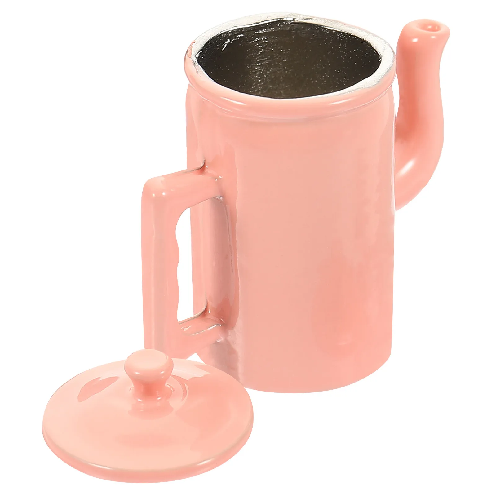 Mini Coffee Pot Miniature Water Pot for Mini House Decoration Metal Lid Handle Realistic Shape Smooth Surface Micro Landscape
Mini Coffee Pot Miniature Water Pot for Mini House Decoration Metal Lid Handle Realistic Shape Smooth Surface Micro Landscape