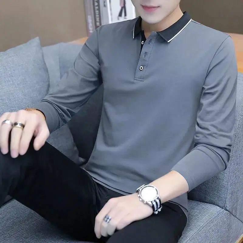 Fashion Lapel Button Spliced Loose Casual Polo Shirts Men Clothing 2023 Autumn New Oversized Korean Pullovers All-match T-Shirt
Fashion Lapel Button Spliced Loose Casual Polo Shirts Men Clothing 2023 Autumn New Oversized Korean Pullovers All-match T-Shirt