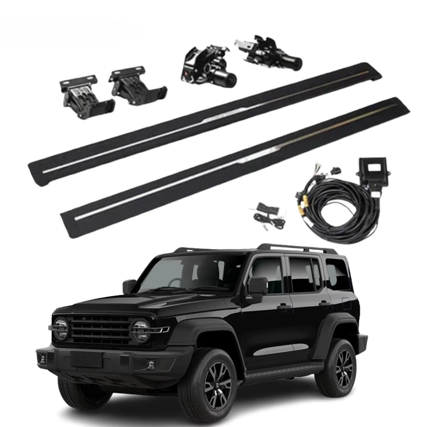 Epic Level Automotive Parts Power Running Boards Electric Side Steps Aluminum Electric Side Step for TK300 
Epic Level Automotive Parts Power Running Boards Electric Side Steps Aluminum Electric Side Step for TK300