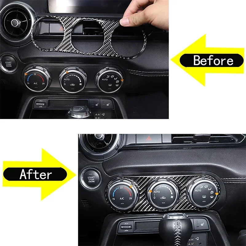 1Pcs Soft Carbon Fiber For Mazda MX-5 2016+Car Center Control Air Conditioning Switch Panel Decoration Stickers Trim Accessories
1Pcs Soft Carbon Fiber For Mazda MX-5 2016+Car Center Control Air Conditioning Switch Panel Decoration Stickers Trim Accessories