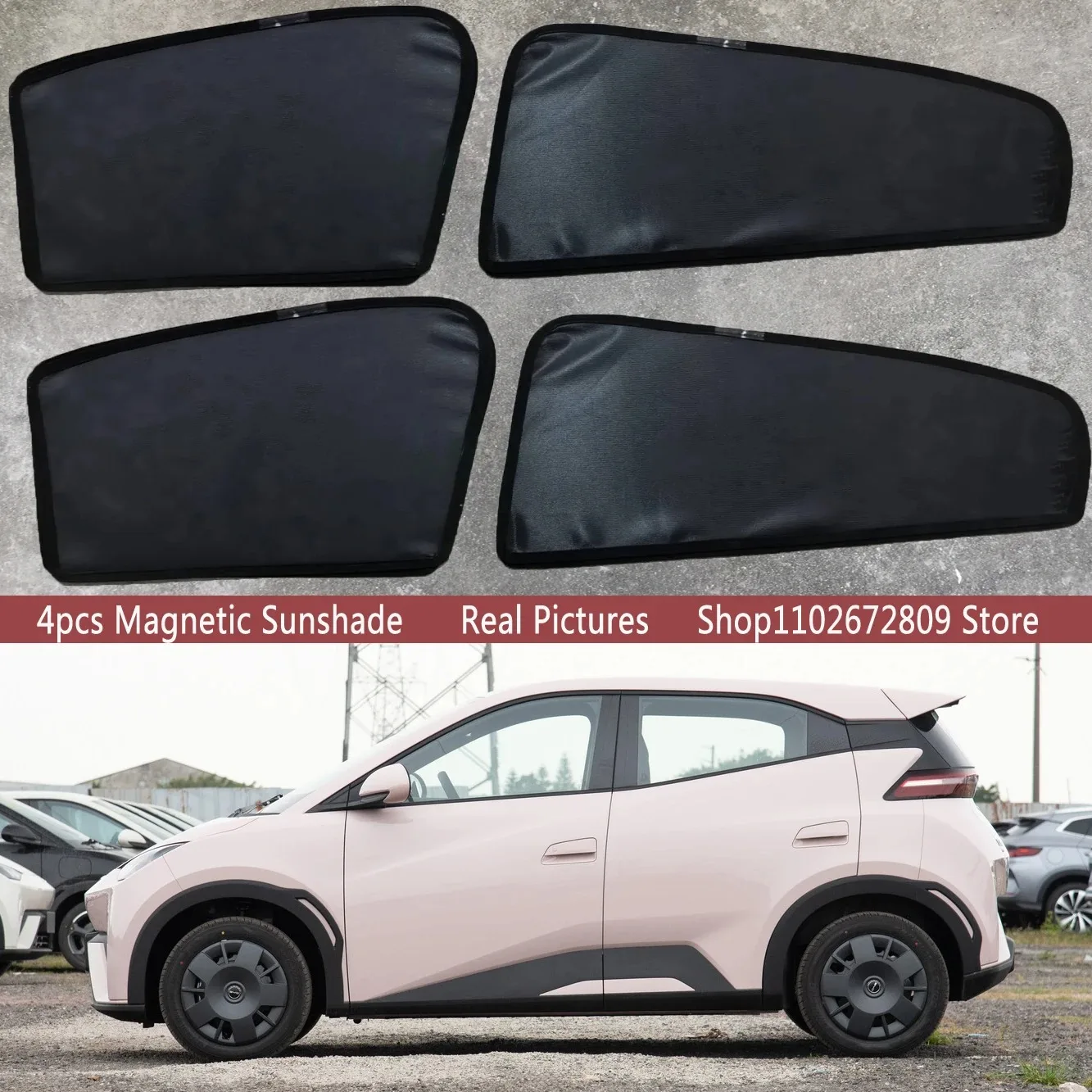 Magnetic Car Sunshade Shield Front Windshield Frame Curtain Sun Shades For BYD Seagull EV 2023 2024 2025 2026Accessories
Magnetic Car Sunshade Shield Front Windshield Frame Curtain Sun Shades For BYD Seagull EV 2023 2024 2025 2026Accessories