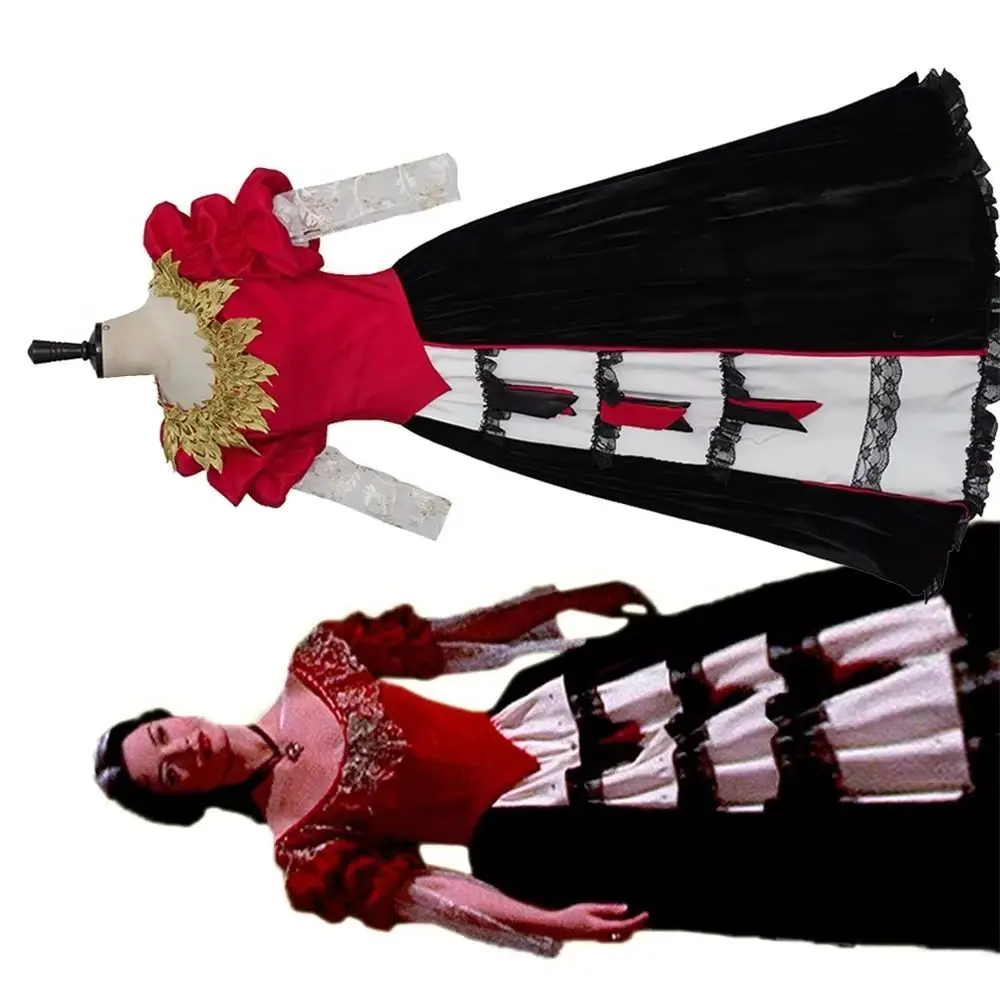 Elena Montero Cosplay Movie Costume Women Gothic Steampunk Bustle Dress Halloween Carnival Party Vampire Disguise Ball Gown
Elena Montero Cosplay Movie Costume Women Gothic Steampunk Bustle Dress Halloween Carnival Party Vampire Disguise Ball Gown
