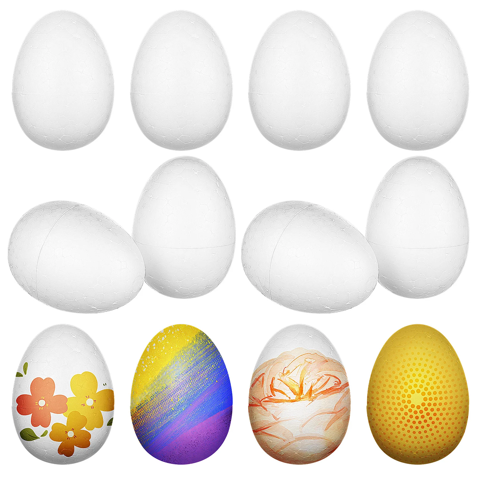 40pcs Foam Eggs For Crafts Blank Foam Crafts Unpainted Foam Eggs Egg Shaped Painting Crafts Fake Eggs Holiday Decorations
40pcs Foam Eggs For Crafts Blank Foam Crafts Unpainted Foam Eggs Egg Shaped Painting Crafts Fake Eggs Holiday Decorations