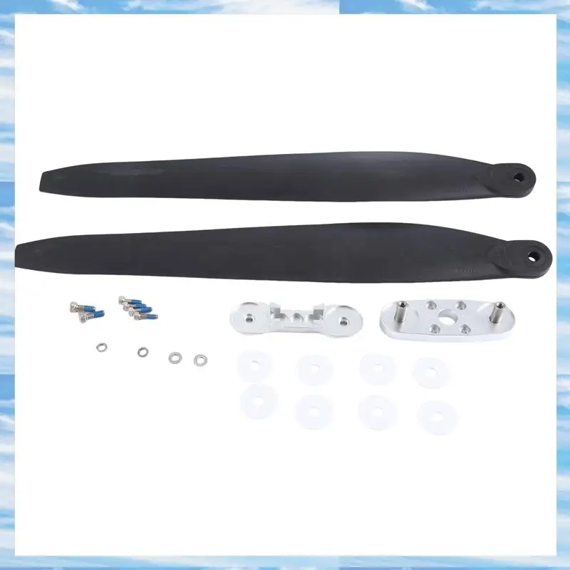 T31C-2 PCS 3411 CCW Folding Propeller For Hobbywing X9 Power System Motor For Agricultural Drone With Adapter Easy To Use
T31C-2 PCS 3411 CCW Folding Propeller For Hobbywing X9 Power System Motor For Agricultural Drone With Adapter Easy To Use