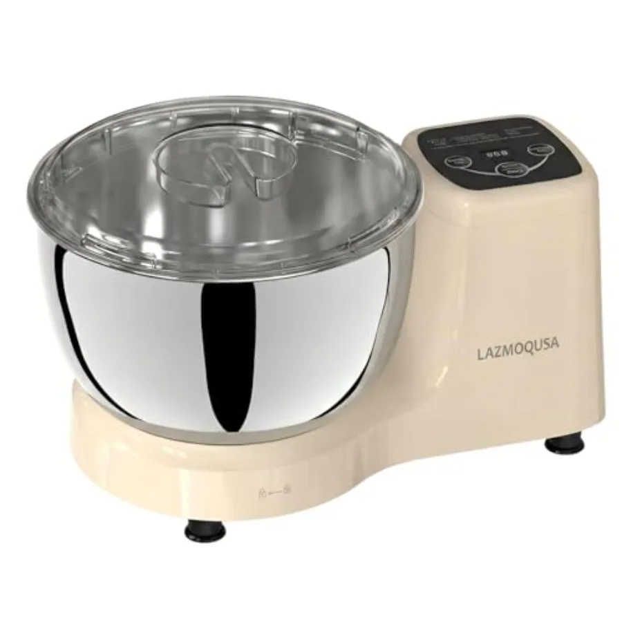 Electric Dough Mixer Maker 5.5 QT Fermenting and Kneading Flour Mixer Machine with 304 Stainless Steel Bowl and Smart Timing fo
Electric Dough Mixer Maker 5.5 QT Fermenting and Kneading Flour Mixer Machine with 304 Stainless Steel Bowl and Smart Timing fo