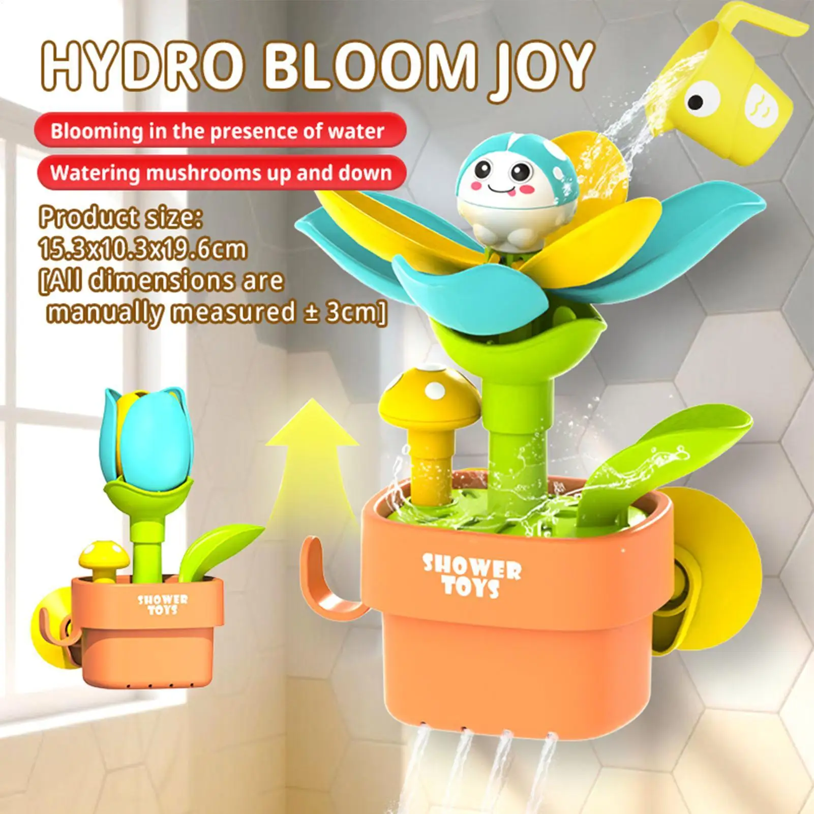 Детские игрушки для ванной: игра «Полив цветы» с ирригационной чашкой и присоской, игрушки для душа для мальчиков и девочек 1-3 лет, для дома и отеля
Детские игрушки для ванной: игра «Полив цветы» с ирригационной чашкой и присоской, игрушки для душа для мальчиков и девочек 1-3 лет, для дома и отеля