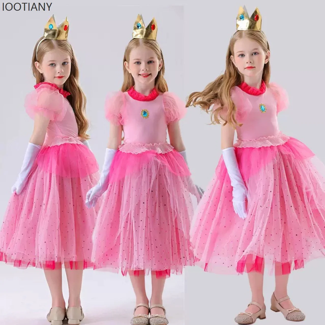 Girls Sweet And Cute Pink Princess Dress Birthday Party Dress Children Halloween Stage Role Play Performance Costume Zentai Suit
Girls Sweet And Cute Pink Princess Dress Birthday Party Dress Children Halloween Stage Role Play Performance Costume Zentai Suit