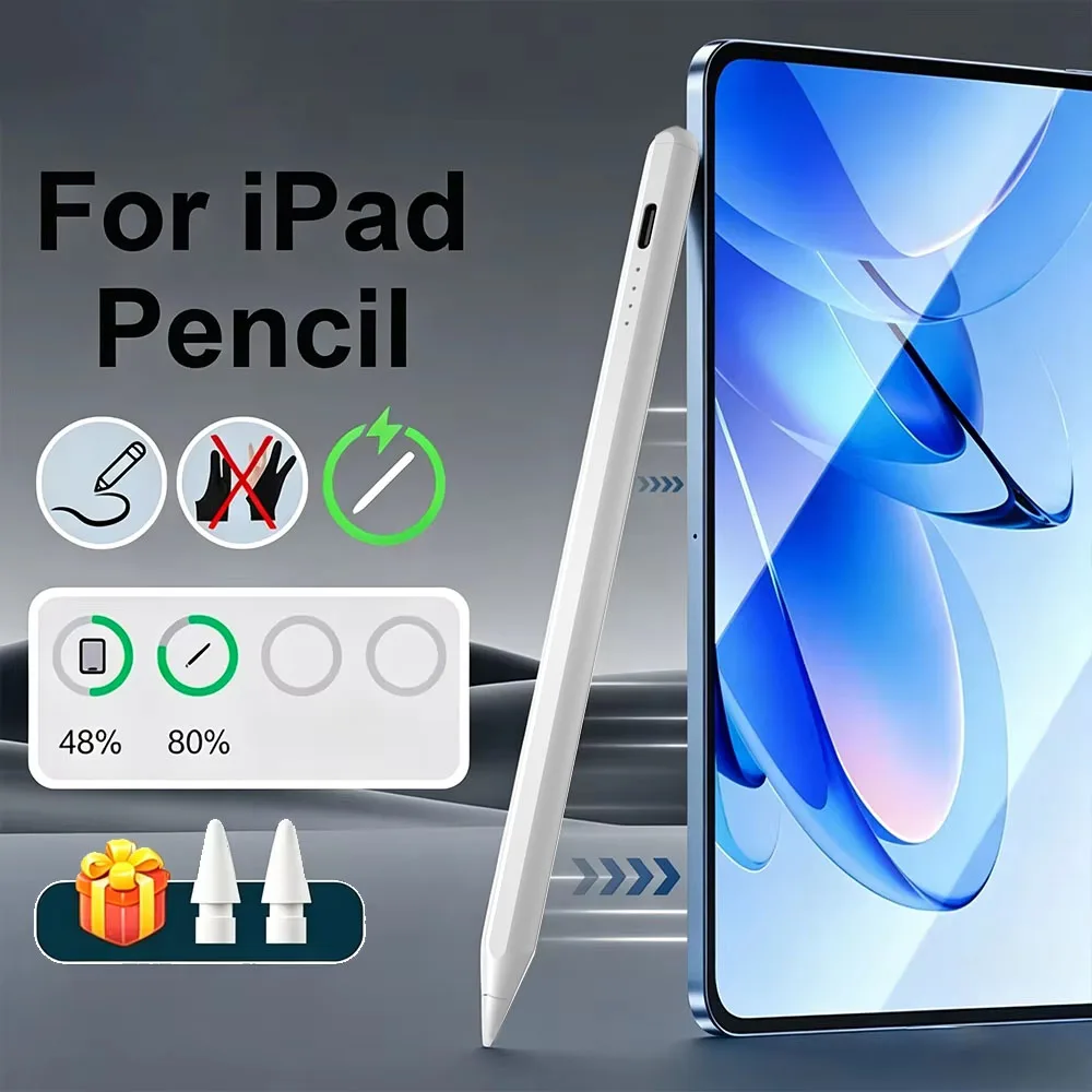 New Stylus Pen for IPad 11th A16 Pro M4 Air M2 Mini 7 6 10th 9th 8th No Bluetooth Touch Pen Touch Pencil for IOS Student Writing
New Stylus Pen for IPad 11th A16 Pro M4 Air M2 Mini 7 6 10th 9th 8th No Bluetooth Touch Pen Touch Pencil for IOS Student Writing