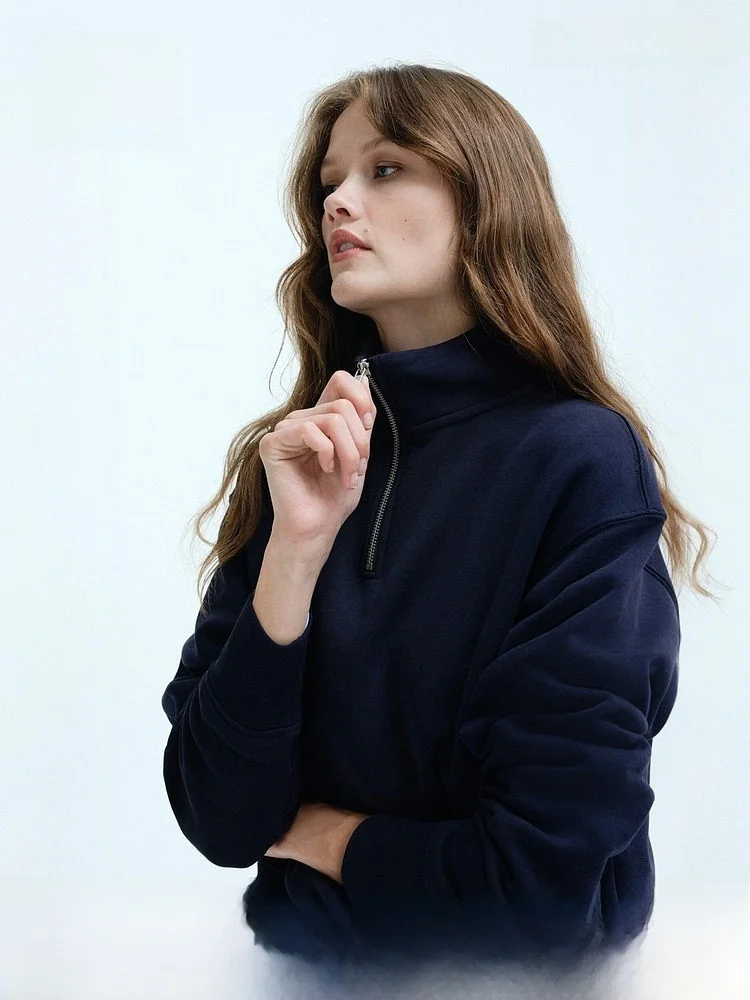 Женская толстовка на молнии H&M: модная теплая спортивная одежда стандартного кроя с длинным рукавом из смесового хлопка и полиэстера, зимняя коллекция
Женская толстовка на молнии H&M: модная теплая спортивная одежда стандартного кроя с длинным рукавом из смесового хлопка и полиэстера, зимняя коллекция