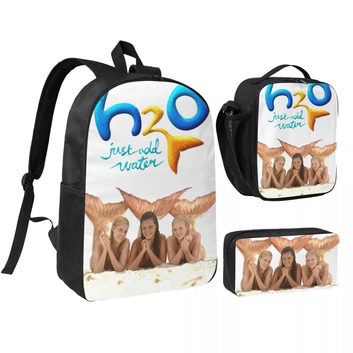 Cartoon Anime H2O Just Add Water Backpack Boys Girls BookBag School Bag Shoulder Bags 3ps Insulated Lunch Bag Pencil Case
Cartoon Anime H2O Just Add Water Backpack Boys Girls BookBag School Bag Shoulder Bags 3ps Insulated Lunch Bag Pencil Case