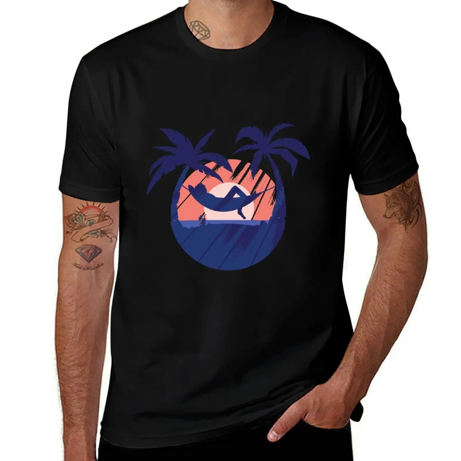 Relax in the sunset between palm trees T-Shirt custom t shirt funny gifts topping shirts graphic tee men
Relax in the sunset between palm trees T-Shirt custom t shirt funny gifts topping shirts graphic tee men