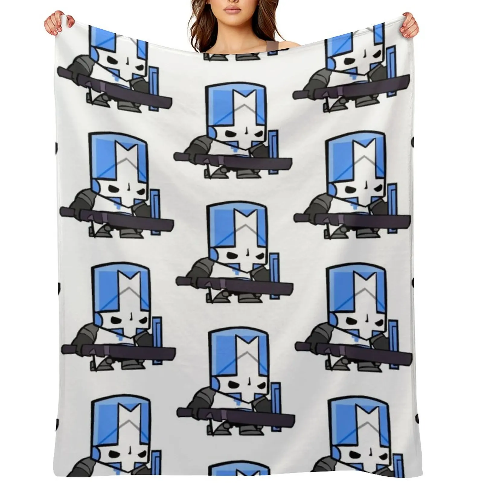 Castle Crashers Blue Knight Active Throw Blanket Luxury Brand Decoratives valentine gift ideas Blankets For Baby Blankets
Castle Crashers Blue Knight Active Throw Blanket Luxury Brand Decoratives valentine gift ideas Blankets For Baby Blankets
