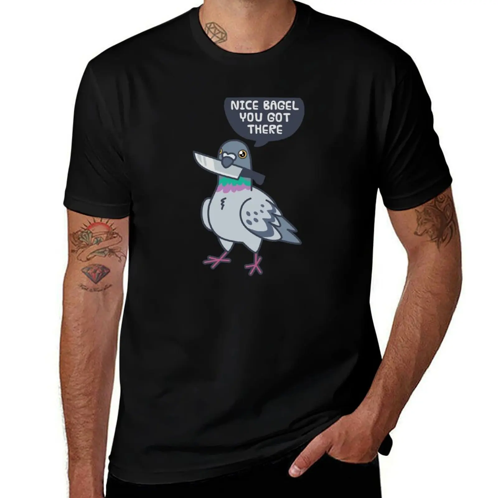 Cute Pigeon With A Knife T-Shirt man t shirt cotton high quality t shirts for man graphic funny funny t shirts cotton T-Shirt
Cute Pigeon With A Knife T-Shirt man t shirt cotton high quality t shirts for man graphic funny funny t shirts cotton T-Shirt