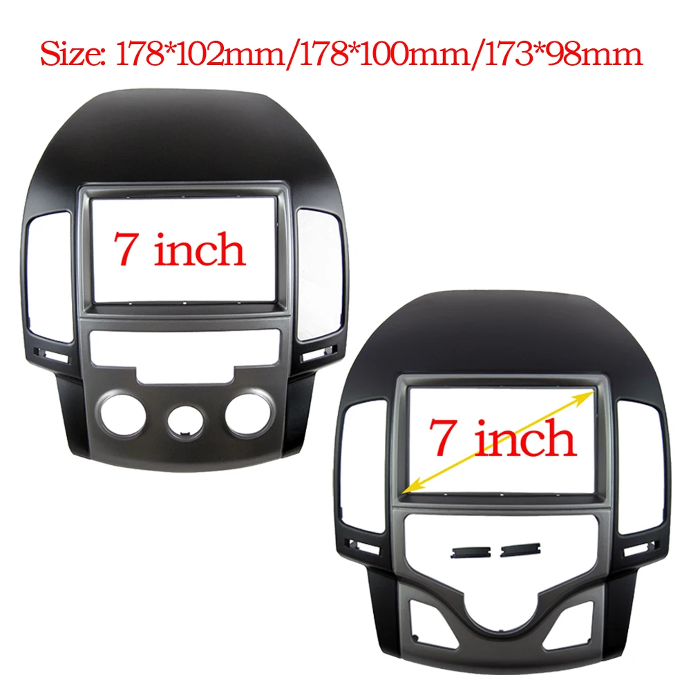 7 inch 2 Din Radio DVD Fascia frame for Hyundai I30 FD I30 CW Stereo Panel Radio Dash Kit Mounting Trim Frame - Left Hand Drive
7 inch 2 Din Radio DVD Fascia frame for Hyundai I30 FD I30 CW Stereo Panel Radio Dash Kit Mounting Trim Frame - Left Hand Drive