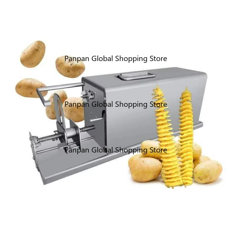 Snack Food Machines/potato Chips Twister Slicer Cutter/tornado Cutting Machine
