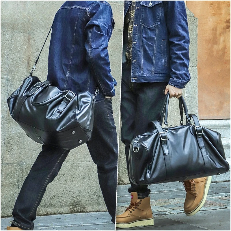 Large capacity leather sports fitness hand travel shoulder bag
Large capacity leather sports fitness hand travel shoulder bag