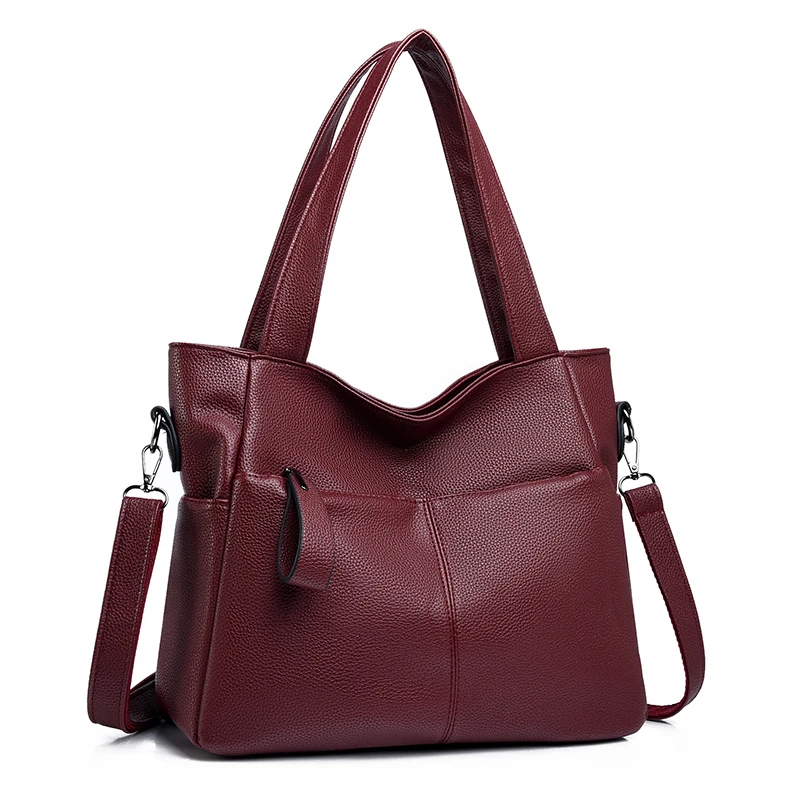 High Quality Women PU Leather Handbags Large Capacity Ladies Big Shoulder Messenger Bags for Women Casual Female Zipper Tote Bag
High Quality Women PU Leather Handbags Large Capacity Ladies Big Shoulder Messenger Bags for Women Casual Female Zipper Tote Bag