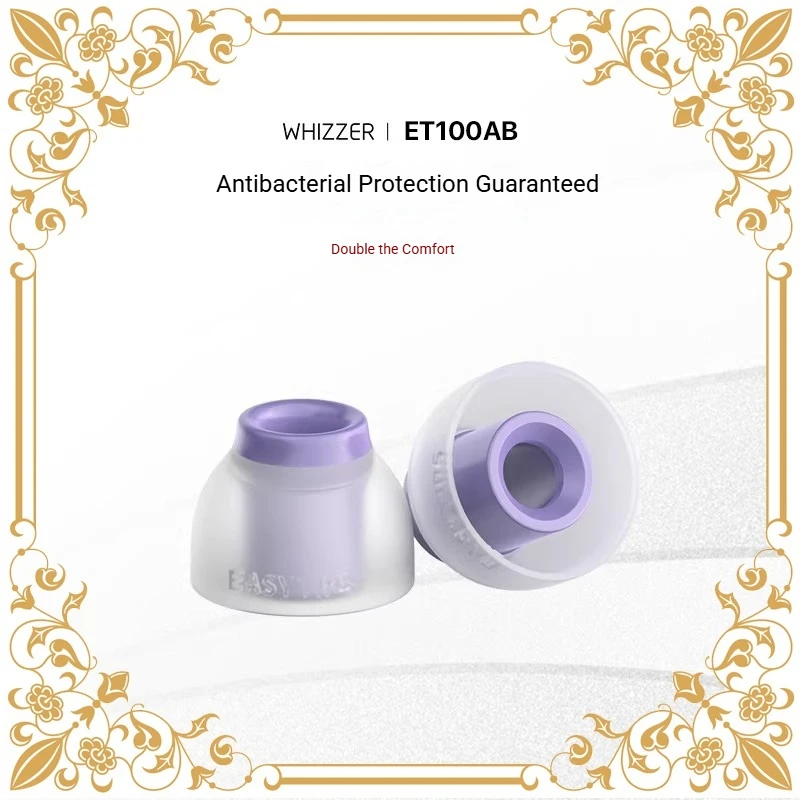 EASYTIPS ET100AB by Whizzer Straight Tube Ear Tips Antibacterial Silicone In-Ear Earbuds Cover Sweatproof Waterproof
EASYTIPS ET100AB by Whizzer Straight Tube Ear Tips Antibacterial Silicone In-Ear Earbuds Cover Sweatproof Waterproof