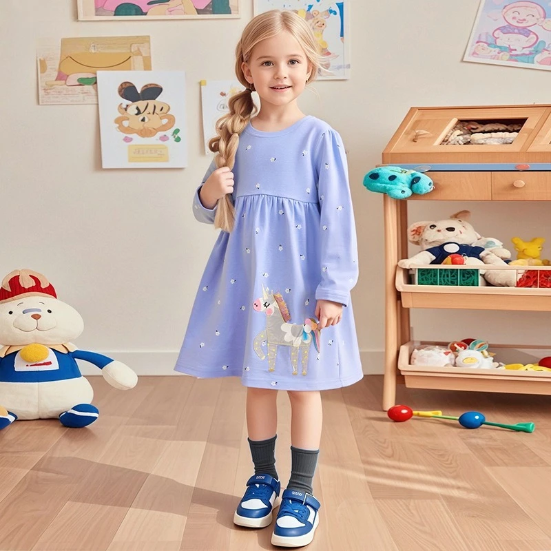New 2025 Autumn Girls' Dress Cartoon Long Sleeve Party Dress for Kids Girl Thanksgiving Gift M
New 2025 Autumn Girls' Dress Cartoon Long Sleeve Party Dress for Kids Girl Thanksgiving Gift M
