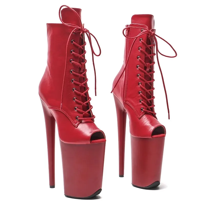 New 23CM/9inches PU Upper Modern Sexy Nightclub Pole Dance Shoes High Heel Platform Women's Ankle Boots 014
New 23CM/9inches PU Upper Modern Sexy Nightclub Pole Dance Shoes High Heel Platform Women's Ankle Boots 014