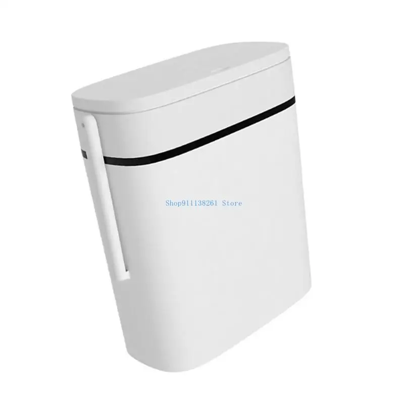 H05E 14L Slimly Bathroom Trash Can With Lid & Toilet Brush Holder Space Saving Design
H05E 14L Slimly Bathroom Trash Can With Lid & Toilet Brush Holder Space Saving Design