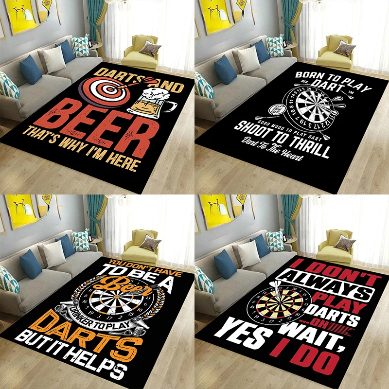Playroom Dart Carpet for Living Room Bedroom Decorations Sofa Table Large Area Rugs Game Room Floor Mat Target Bullseye Alfombra
Playroom Dart Carpet for Living Room Bedroom Decorations Sofa Table Large Area Rugs Game Room Floor Mat Target Bullseye Alfombra