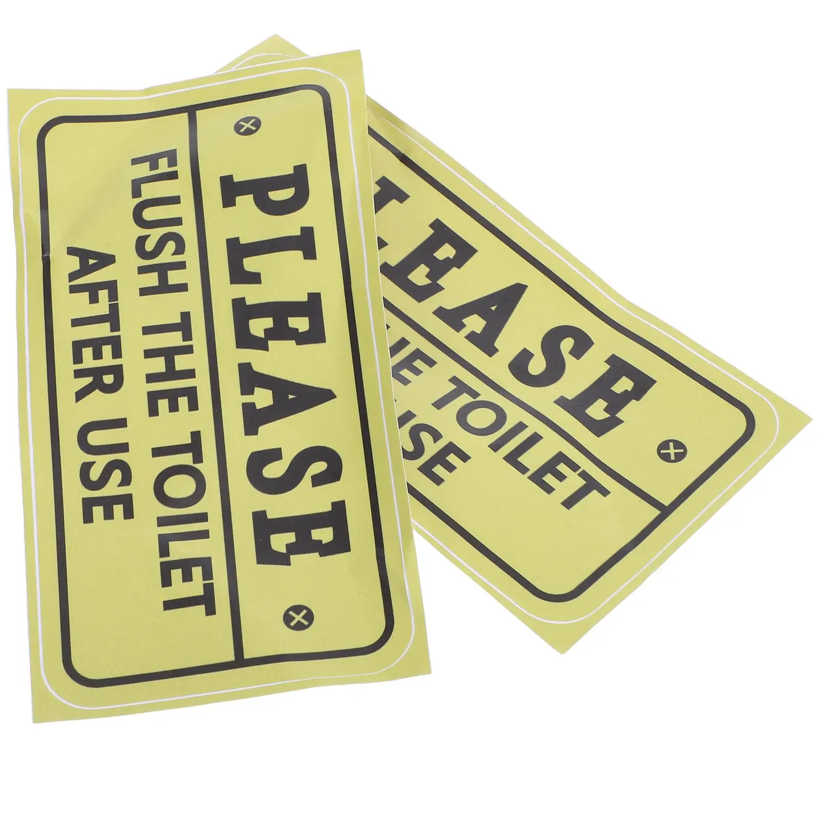 2PCS Bathroom Notice Decal Waterproof Vinyl Sticker Flush Toilet Warning Sign Wall Toilet Reminder Decor Home Bathroom Sticker
2PCS Bathroom Notice Decal Waterproof Vinyl Sticker Flush Toilet Warning Sign Wall Toilet Reminder Decor Home Bathroom Sticker