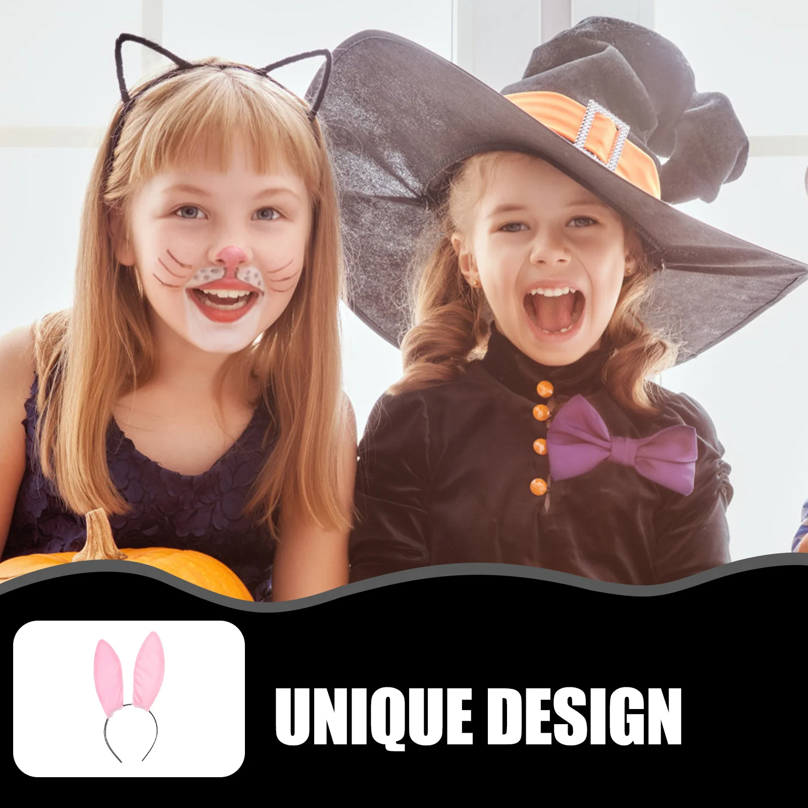 4Pcs Black Cloth Bunny Ear Headband for Ladies Costume Decoration Party Event Cosplay Accessory Trendy Hair Band Universal Fit
4Pcs Black Cloth Bunny Ear Headband for Ladies Costume Decoration Party Event Cosplay Accessory Trendy Hair Band Universal Fit