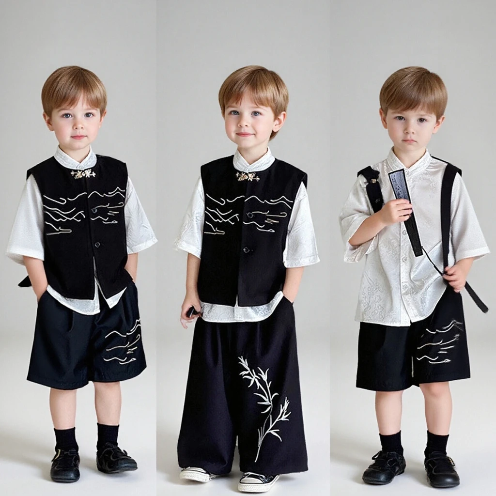 Black Fashion Embroidery Lucky Cloud Print Boys Costume Set Elegance Formal Kids Outfit for Performances Ages 10-12 Boy Clothes
Black Fashion Embroidery Lucky Cloud Print Boys Costume Set Elegance Formal Kids Outfit for Performances Ages 10-12 Boy Clothes