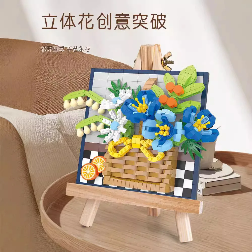 Блок-мольберт, мини-строительный набор для детей, подарок для девочек, букет цветов, mirco, кирпичный строительный блок, настольная модель для взрослых
Блок-мольберт, мини-строительный набор для детей, подарок для девочек, букет цветов, mirco, кирпичный строительный блок, настольная модель для взрослых