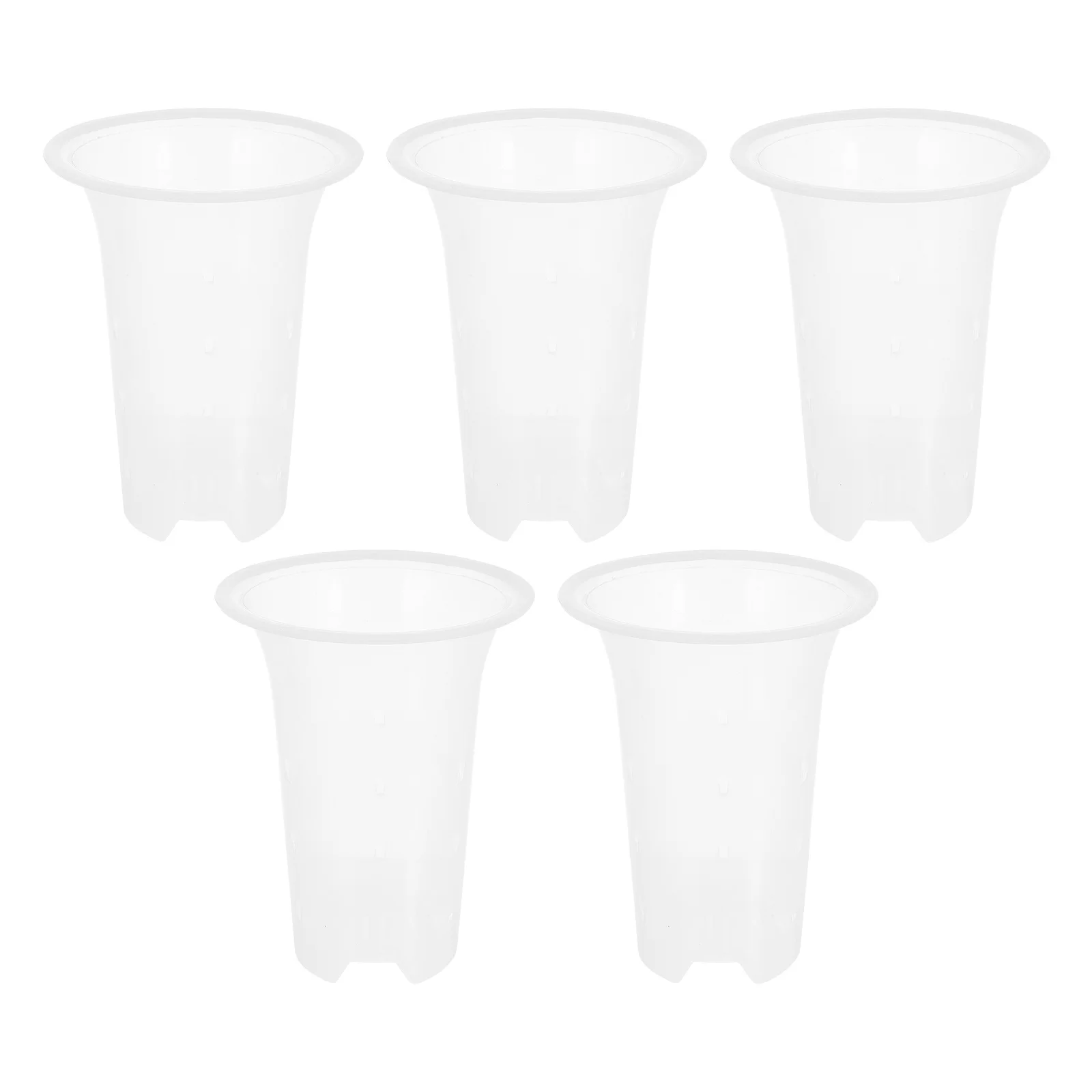 5pcs Orchid Thicken Plastic Flowerpots For Plant Transplantation Breathable Garden Flower Orchid Planting Holder Nursery Pots
5pcs Orchid Thicken Plastic Flowerpots For Plant Transplantation Breathable Garden Flower Orchid Planting Holder Nursery Pots