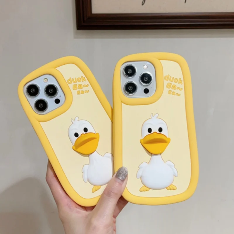 Cartoon Big Mouth Duck Silicone 3D Mobile Phone case Cover suitable for iPhone 15 14 13 12 Pro Max 11 Cute Soft Shell
Cartoon Big Mouth Duck Silicone 3D Mobile Phone case Cover suitable for iPhone 15 14 13 12 Pro Max 11 Cute Soft Shell