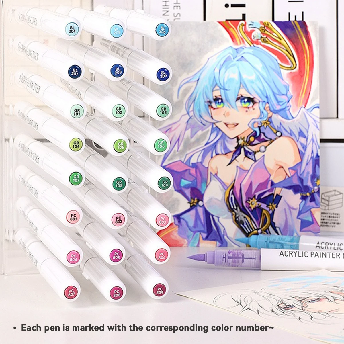 Kawaii Straight Liquid Acrylic Marker Pen Cream Color Student Professional Painting Brush Soft Head Graffiti Color Highlighter
Kawaii Straight Liquid Acrylic Marker Pen Cream Color Student Professional Painting Brush Soft Head Graffiti Color Highlighter