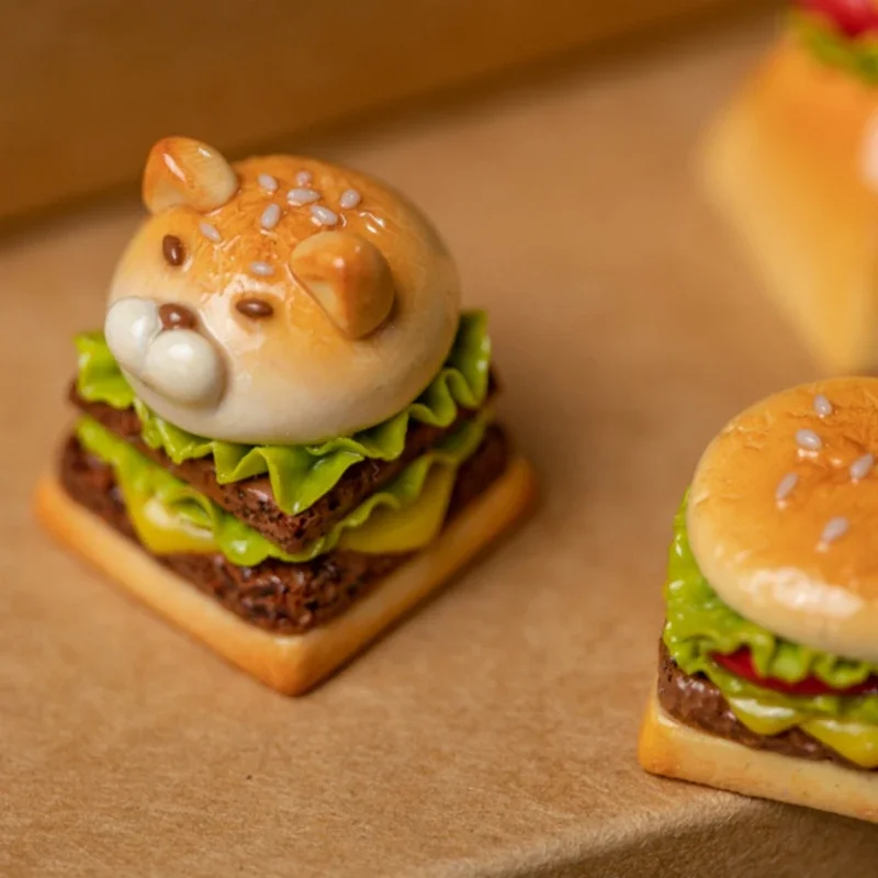 Hamburger Keycaps Handmade Resin Keycaps Cute Sesame Dog/hot Dog Keyboard Keycaps for Cross-switch Mechanical Keyboard Gifts
Hamburger Keycaps Handmade Resin Keycaps Cute Sesame Dog/hot Dog Keyboard Keycaps for Cross-switch Mechanical Keyboard Gifts
