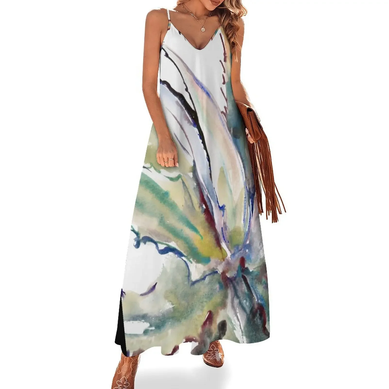 Agave, Abstract Sleeveless Dress summer dresses Party dresses for women long dress women sensual sexy dress for women
Agave, Abstract Sleeveless Dress summer dresses Party dresses for women long dress women sensual sexy dress for women