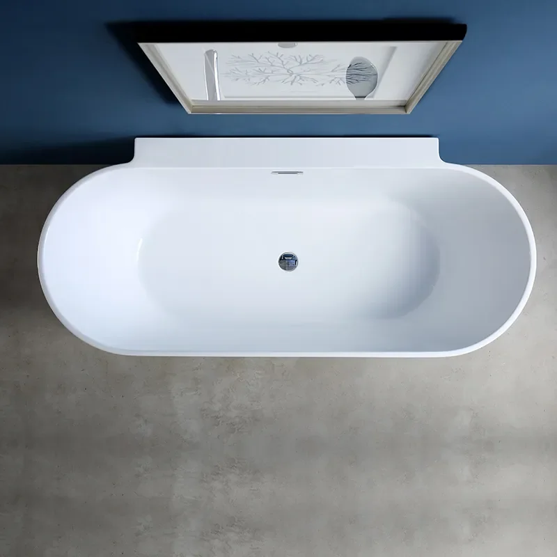 Oval Acrylic Bathtub for Bathroom Large-Sized Hotel Independent Homestay Engineering Household High-End Integrated Bathtub
Oval Acrylic Bathtub for Bathroom Large-Sized Hotel Independent Homestay Engineering Household High-End Integrated Bathtub