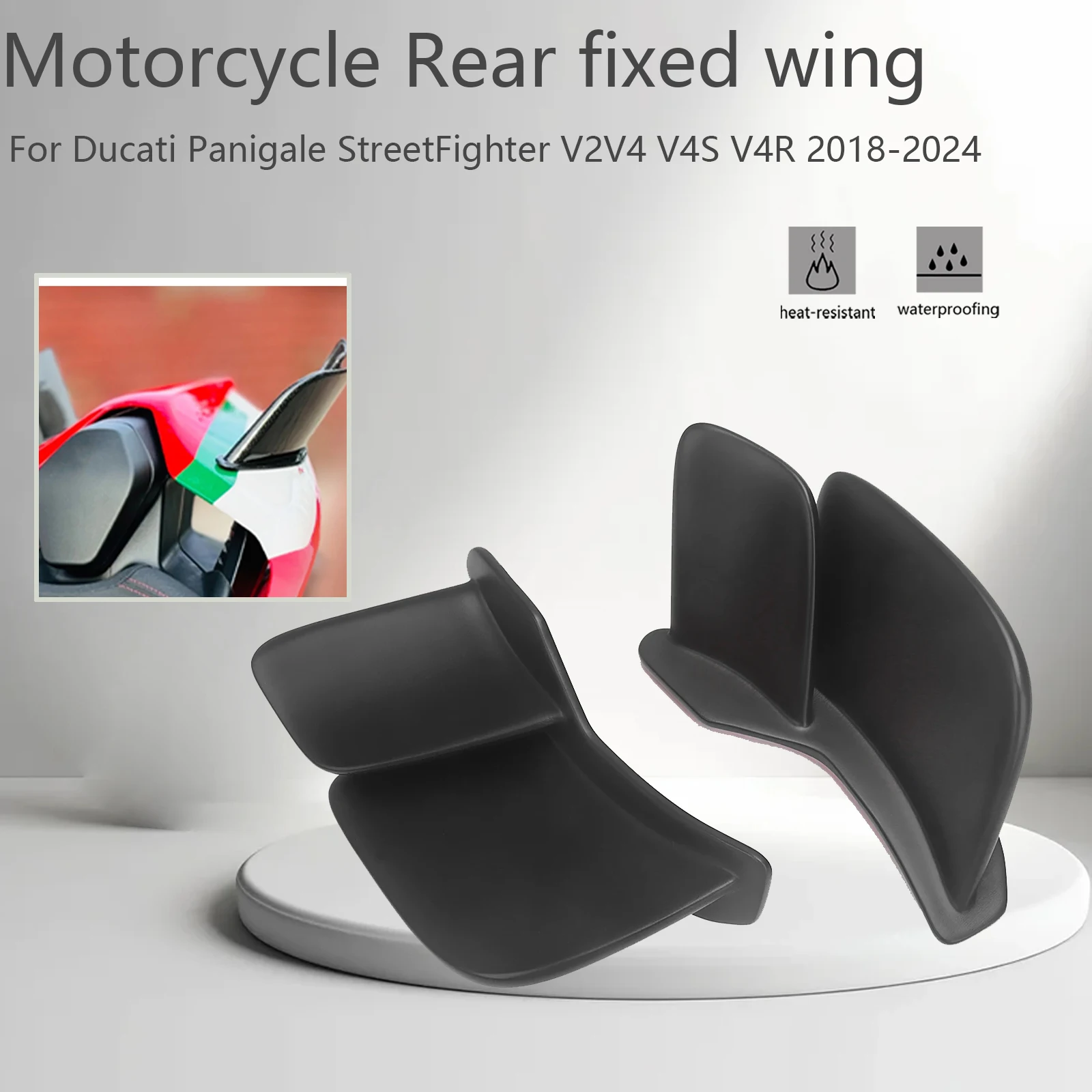 Motorcycle Rear Hump Fixed Wing Kit For DUCATI Panigale V2 V4 V4S V4R Streetfighter V2 V4 V4S V4R 2018-2024 Fairing Accessory
Motorcycle Rear Hump Fixed Wing Kit For DUCATI Panigale V2 V4 V4S V4R Streetfighter V2 V4 V4S V4R 2018-2024 Fairing Accessory