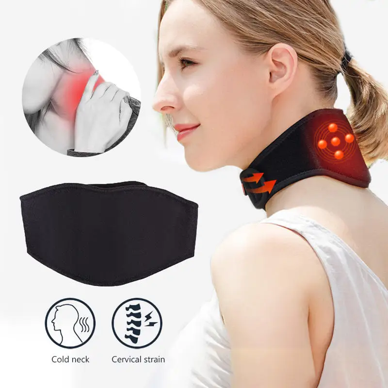 Adjustable Cervical Collar Tourmaline Neck Brace Belt Magnetic Therapy Heating Neck Support Wrap Pain Relief Neck Massager
Adjustable Cervical Collar Tourmaline Neck Brace Belt Magnetic Therapy Heating Neck Support Wrap Pain Relief Neck Massager