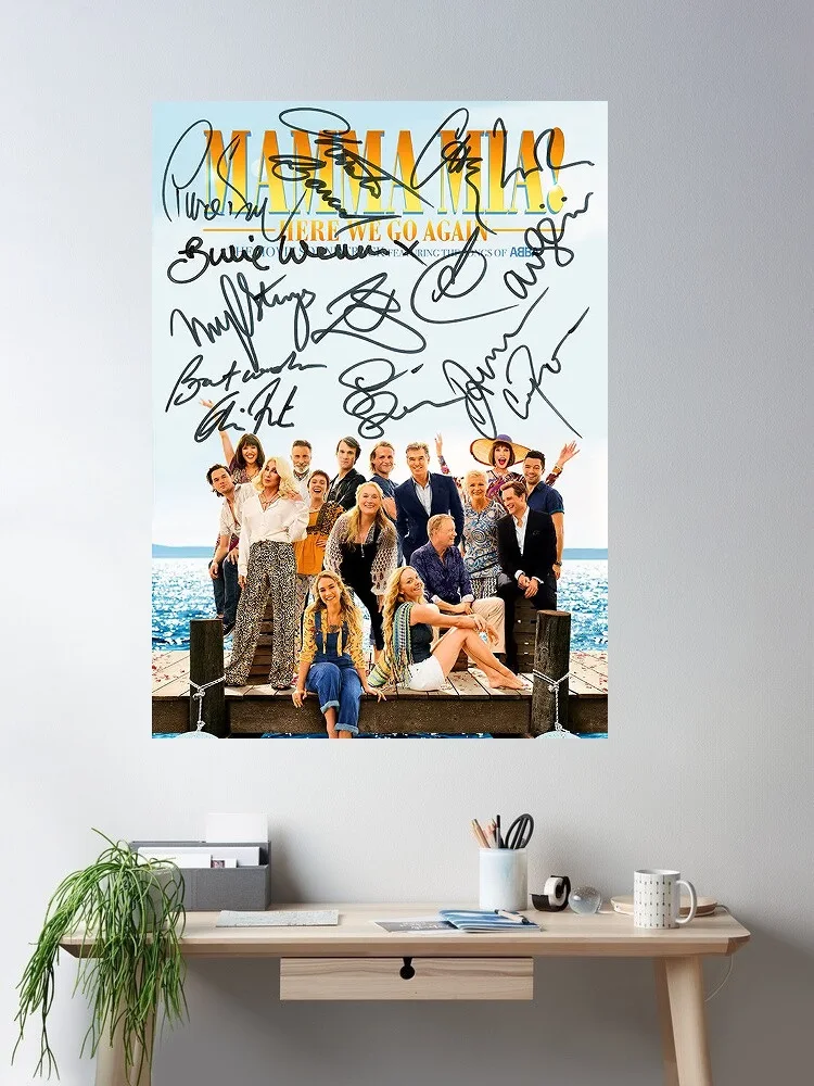 MAMMA MIA 2 Signed, Art Print Silk Poster Home Wall Decor
MAMMA MIA 2 Signed, Art Print Silk Poster Home Wall Decor