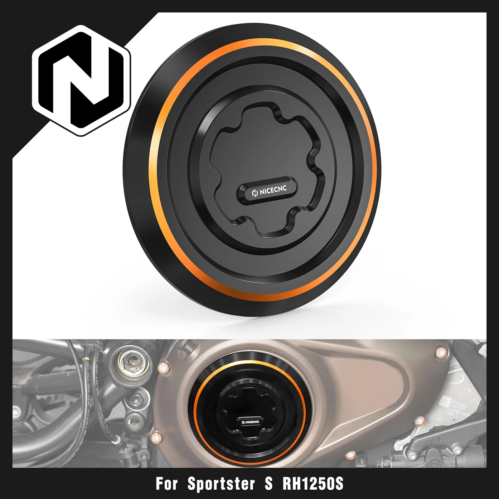 NICECNC Clutch Cover Right Side For Harley Sportster S RH1250S 2021-2024 Pan America 1250 RA1250 21-24 Nightster RH975 23-24
NICECNC Clutch Cover Right Side For Harley Sportster S RH1250S 2021-2024 Pan America 1250 RA1250 21-24 Nightster RH975 23-24