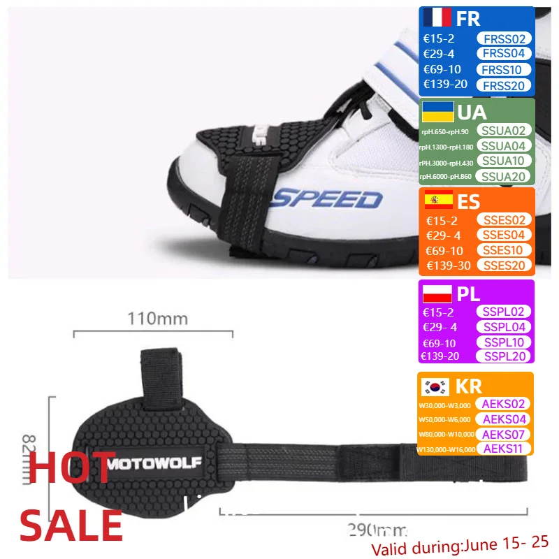 Anti-Slip Motorcycle Gear Shift Collar Protector Super Wear-Resistant Outdoor Shoe Cover with Adjustable Strap Offroad Safety
Anti-Slip Motorcycle Gear Shift Collar Protector Super Wear-Resistant Outdoor Shoe Cover with Adjustable Strap Offroad Safety
