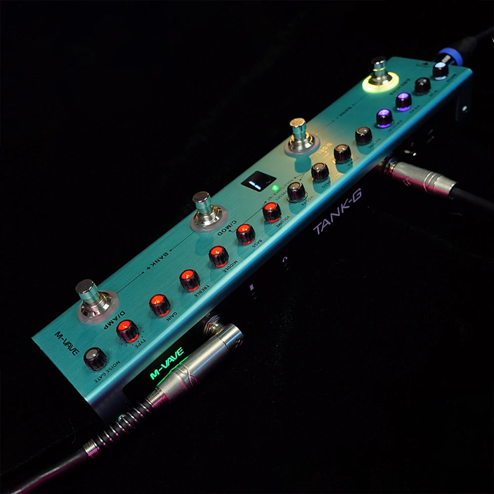 Multi Effects Guitar Pedal TANK-G,Digital Electric Guitar Effector with 36 Editable Presets,Chorus,Delay,Reverb,MOD,IR Loading,R
Multi Effects Guitar Pedal TANK-G,Digital Electric Guitar Effector with 36 Editable Presets,Chorus,Delay,Reverb,MOD,IR Loading,R